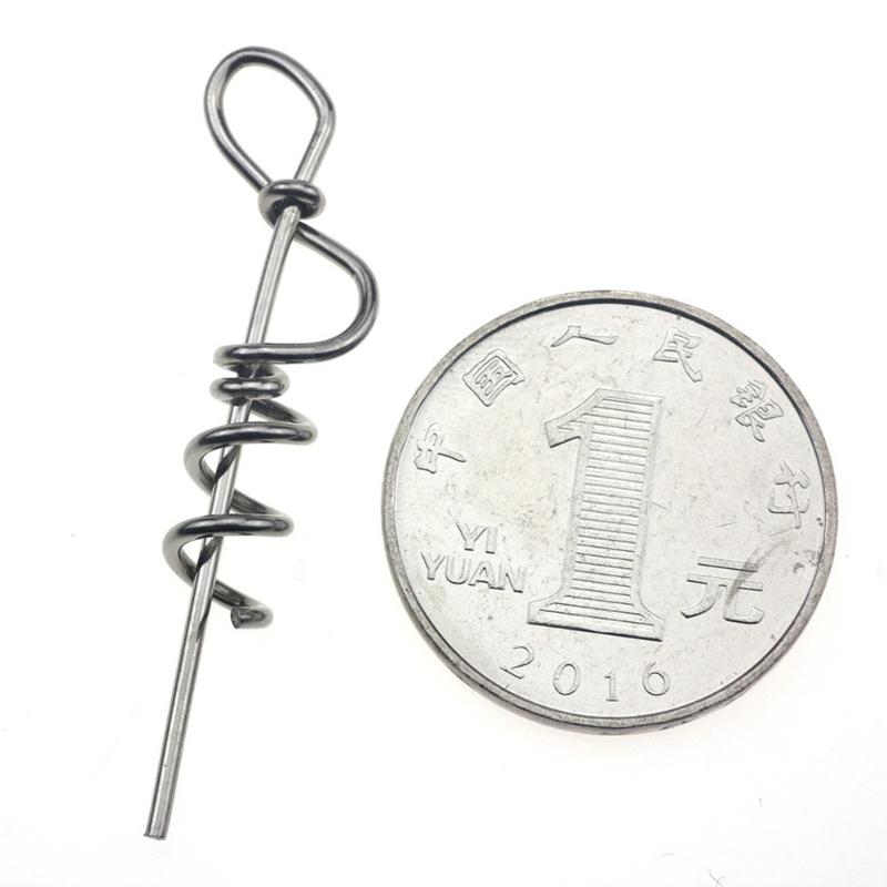20pcs/Pack Fishing Spring Twistting Lock Hook Centering Pin Screw For Soft Lure Worm Stainless Steel Pesca Iscas Fish Tackle Hooks
20pcs/Pack Fishing Spring Twistting Lock Hook Centering Pin Screw For Soft Lure Worm Stainless Steel Pesca Iscas Fish Tackle Hooks