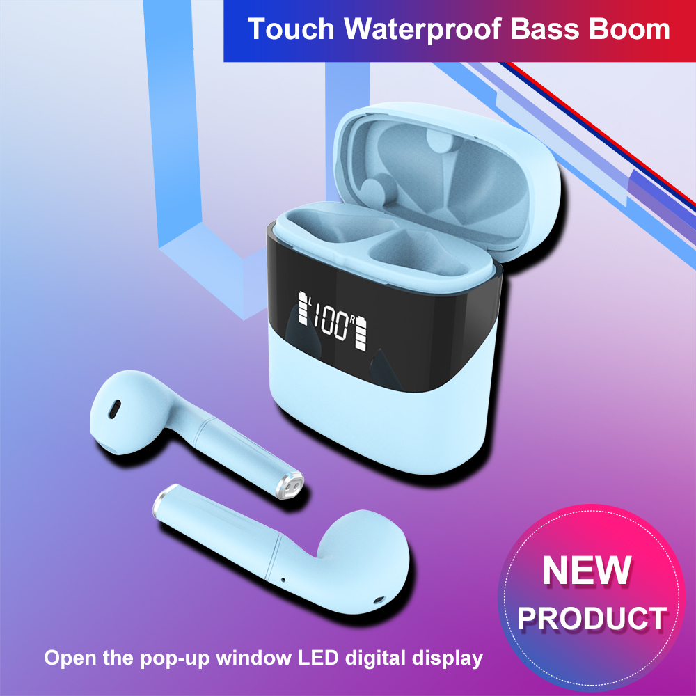 Battery Status Display TWS Wireless Earphones Bluetooth 5.0 P23 Mobile Headphones Earbuds Half in-ear buds With Charging Case, White
Battery Status Display TWS Wireless Earphones Bluetooth 5.0 P23 Mobile Headphones Earbuds Half in-ear buds With Charging Case, White
