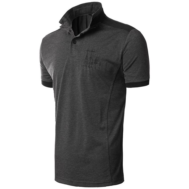 Men's T-Shirts European and American Style T-shirt Embroidery Color Matching Casual Top Stand-up Collar Short-sleeved 1616-DD16 2S, White
Men's T-Shirts European and American Style T-shirt Embroidery Color Matching Casual Top Stand-up Collar Short-sleeved 1616-DD16 2S, White