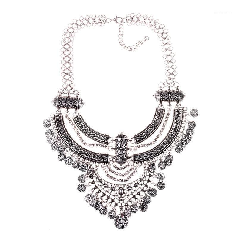 Boho Big Choker Necklace Women Inlaid Carving Jewelry Vintage Necklaces Metal Chain Choker Coin Pendant Statement Necklaces1 Jewelry, Golden;silver
Boho Big Choker Necklace Women Inlaid Carving Jewelry Vintage Necklaces Metal Chain Choker Coin Pendant Statement Necklaces1 Jewelry, Golden;silver