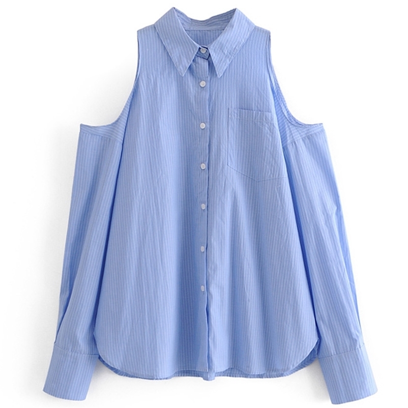Women's Long Sleeve T-shirt Turn-down Collar Off Shoulder Ladies Cotton Elegant Fashion Cute Sweat Top Casual 210524, As the photo
Women's Long Sleeve T-shirt Turn-down Collar Off Shoulder Ladies Cotton Elegant Fashion Cute Sweat Top Casual 210524, As the photo