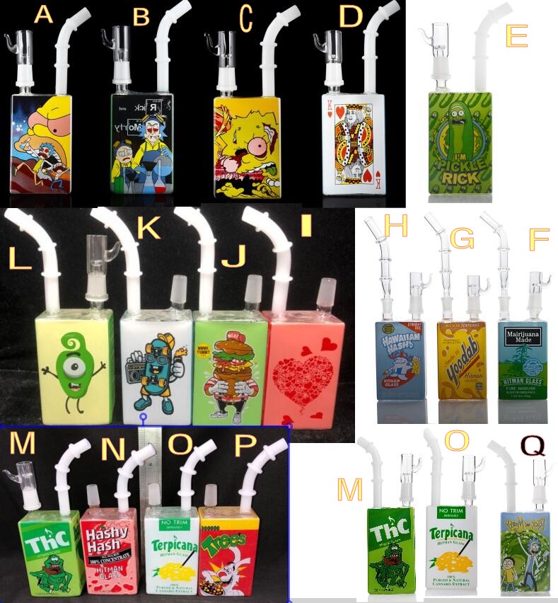 Straight Hookahs Hitman Glass Bongs Dab Juice Box Oil Rigs Heady 14mm bowl Removable Mouthpiece Bubbler Water Pipes beaker
Straight Hookahs Hitman Glass Bongs Dab Juice Box Oil Rigs Heady 14mm bowl Removable Mouthpiece Bubbler Water Pipes beaker