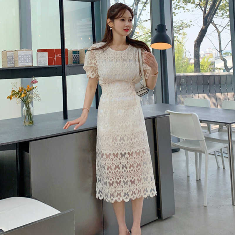 summer Korean lace-up waist slim thin fresh lace dress Office Lady Lace Regular Short 210603, White
summer Korean lace-up waist slim thin fresh lace dress Office Lady Lace Regular Short 210603, White