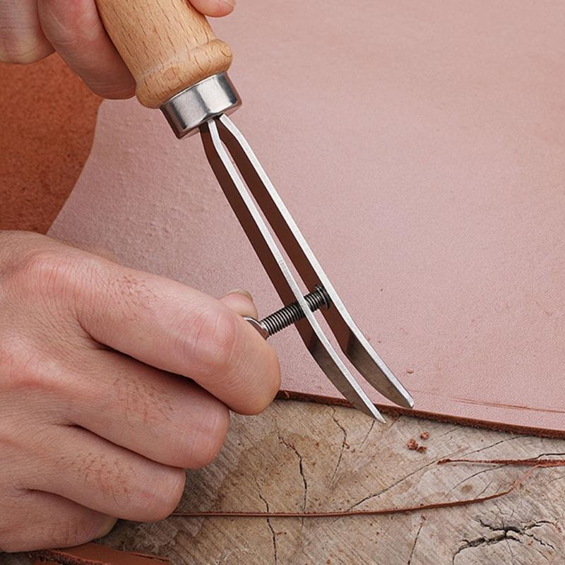 Sewing Notions & Tools Creative Leather Craft Edger Creaser Wood Handle Adjustable Crafts Tool
Sewing Notions & Tools Creative Leather Craft Edger Creaser Wood Handle Adjustable Crafts Tool