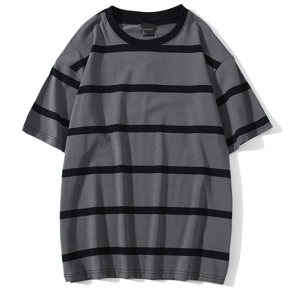 Aolamegs Men T Shirt Color Block Print 3 color Optional Tee Shirts Simple High Street Basic All-match Cargo Tops Male Streetwear 210715