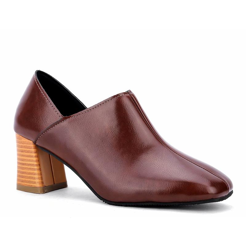 Dress Shoes MaxMuxun Womens Pumps Block Heel Square Toe Court Stack Brown Chunky Comfort Slip On Ankle, Burgundy
Dress Shoes MaxMuxun Womens Pumps Block Heel Square Toe Court Stack Brown Chunky Comfort Slip On Ankle, Burgundy