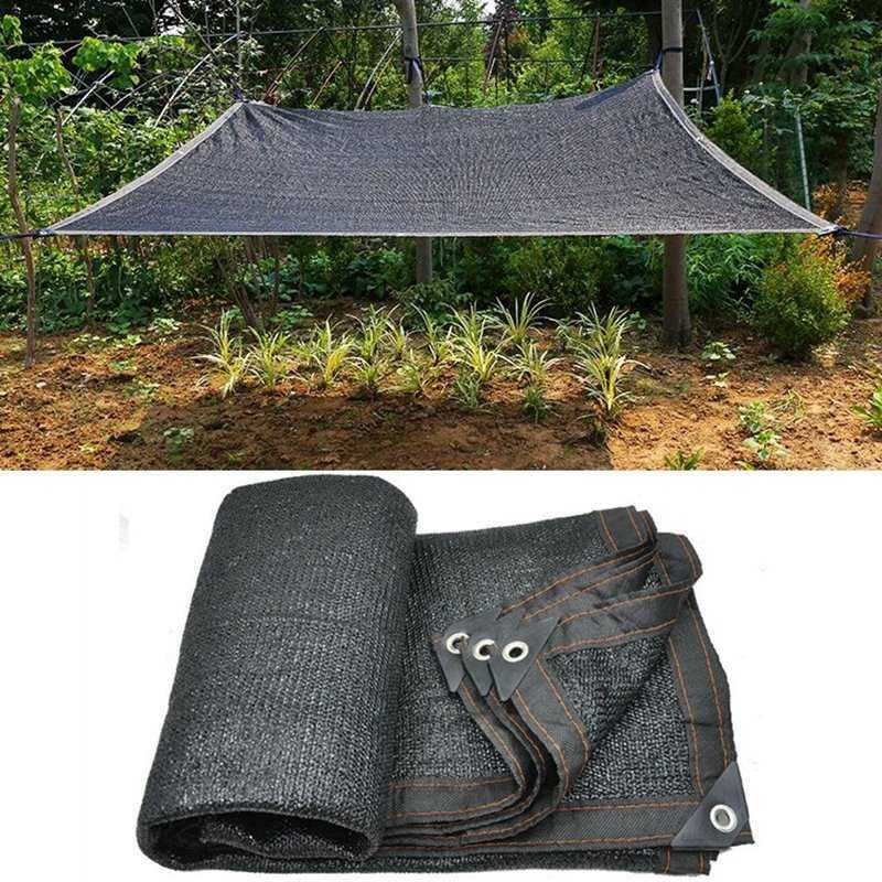 3pin 50% Shading Garden Sunshade Net UV Protection Black Sun Shade Nets Sun Sails Succulents Plants Cover Sun Shelter X0707, 2x3m
3pin 50% Shading Garden Sunshade Net UV Protection Black Sun Shade Nets Sun Sails Succulents Plants Cover Sun Shelter X0707, 2x3m