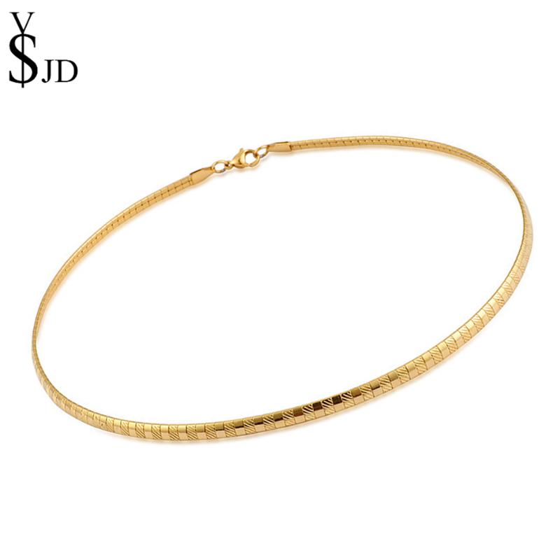 Chokers YSJD Classic Choker Necklaces For Women 4mm Stainless Steel Silver/Gold Color Snake Link Chain Necklace Fashion Jewelry Gifts, Golden;silver
Chokers YSJD Classic Choker Necklaces For Women 4mm Stainless Steel Silver/Gold Color Snake Link Chain Necklace Fashion Jewelry Gifts, Golden;silver