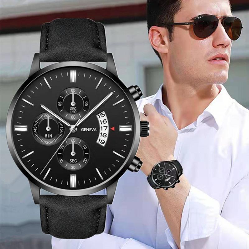 Wristwatches Men Watch Fashion Sport Wrist Alloy Case Leather Band Quartz Business Wristwatch Calendar Gift Relogio Masculino, Slivery;brown
Wristwatches Men Watch Fashion Sport Wrist Alloy Case Leather Band Quartz Business Wristwatch Calendar Gift Relogio Masculino, Slivery;brown