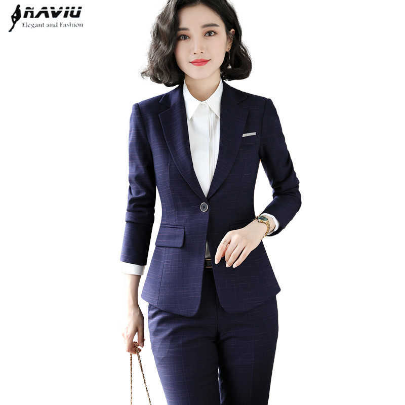 High Quality Pants Suit Women Fashion OL Autumn Winter Business Blazer and Trousers Office Ladies Formal Work Wear 210604, Navy blue coat skirt
High Quality Pants Suit Women Fashion OL Autumn Winter Business Blazer and Trousers Office Ladies Formal Work Wear 210604, Navy blue coat skirt
