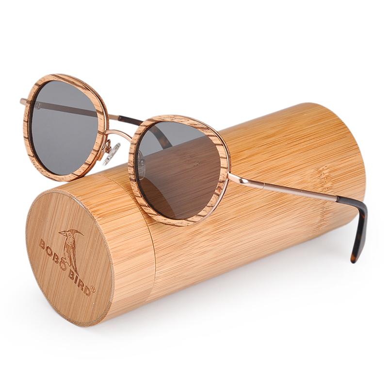 Sunglasses BOBO BIRD Women's Fashion Polarized UV400 Lens Metal Temple Eyewear Vintage Oval Wood Glasses In Wooden Gift Box
Sunglasses BOBO BIRD Women's Fashion Polarized UV400 Lens Metal Temple Eyewear Vintage Oval Wood Glasses In Wooden Gift Box