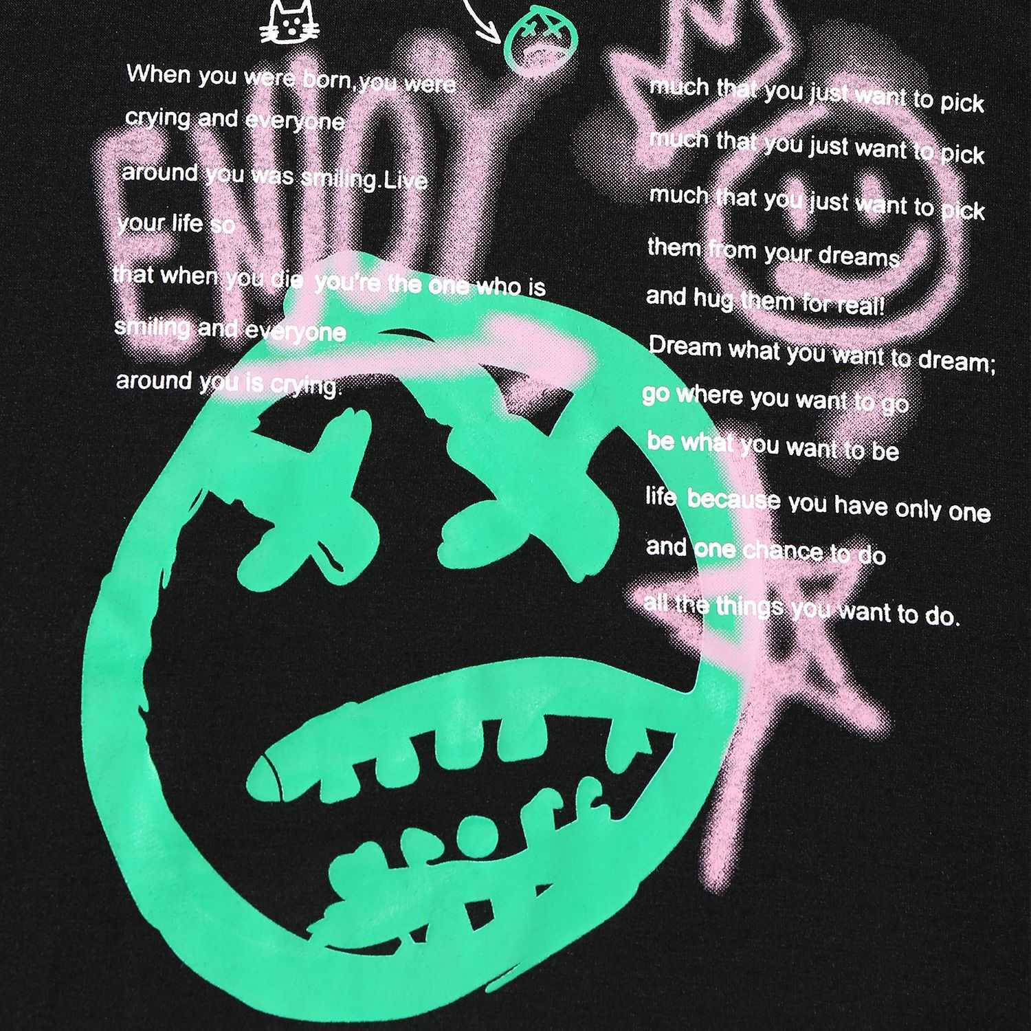 Spring Thin Casual Hoodie Men Long Sleeve Pullover Harajuku Hip Hop Sweatshirt Black Japanese Graffiti Streetwear FM1236 210527