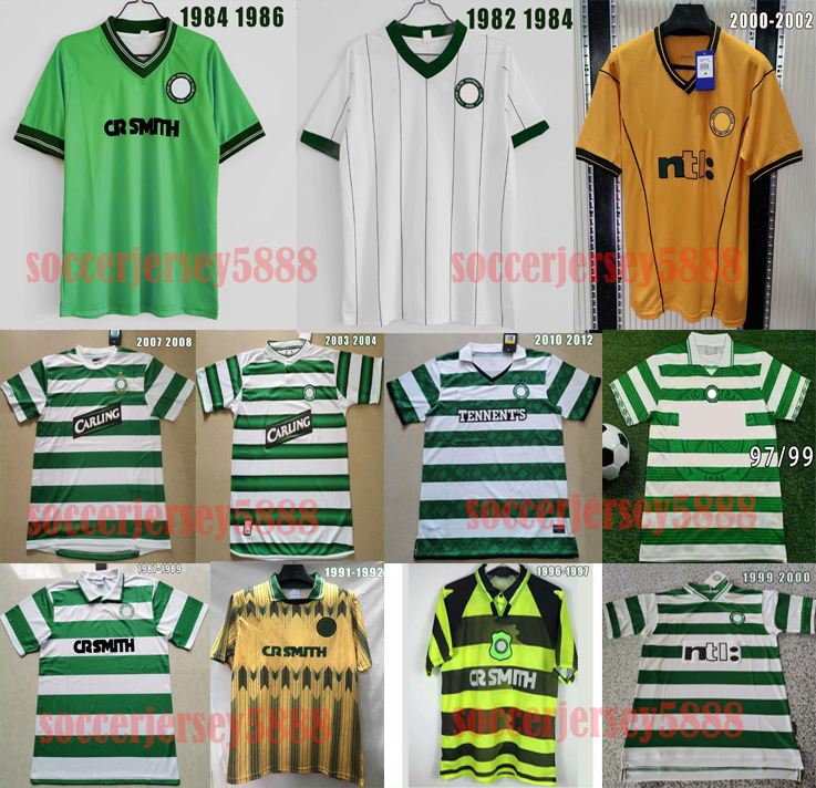 Celtic retro Soccer Jerseys 82 84 86 03 04 #7 LARSSON Nakamura Burley Keane Classic 99 00 vintage football shirt, Black;yellow
Celtic retro Soccer Jerseys 82 84 86 03 04 #7 LARSSON Nakamura Burley Keane Classic 99 00 vintage football shirt, Black;yellow