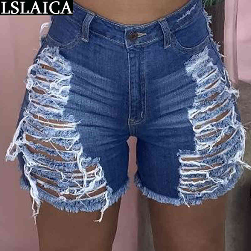 Shorts Women High Waist Solid Color Hole Decorated Casual Denim Summer Street Office Lady Fashion Jean 210520, Blue
Shorts Women High Waist Solid Color Hole Decorated Casual Denim Summer Street Office Lady Fashion Jean 210520, Blue