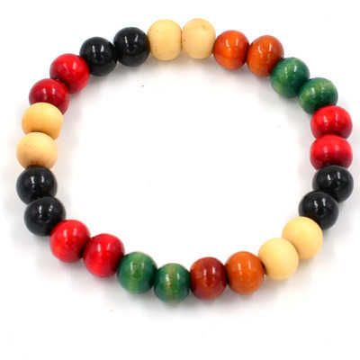 Natural Wooden Buddha Chinese Word Bracelet for Unisex Root Chakra Jewelry & Hip Hop Bead Bracelet Men Women Gift Wholesale