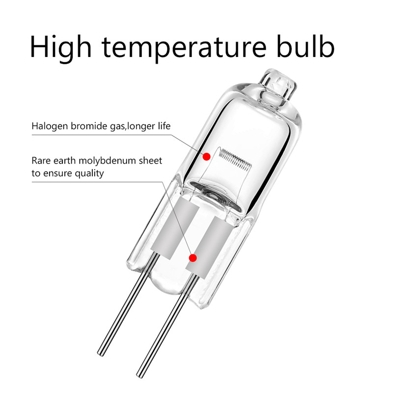 10pcs G4 Halogen Bulb 12V 10W 20W 35W G 4 Halogens Bulbs Light Globe Lot JC Bi-Pin LED Lamp Warm White Replace LEDs Lamps