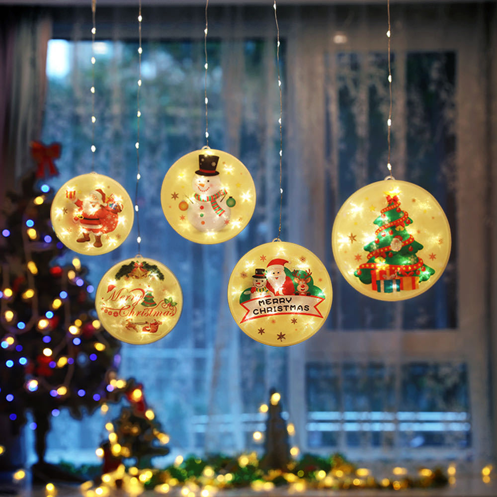 New LED ice strip Christmas decorative room decorations colorful star lights string waterproof indoor and outdoor use GGE1955 Free shipping