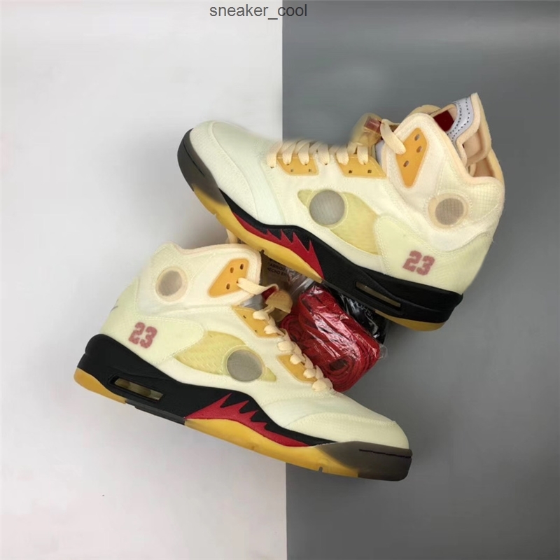 New Release 5 High Off Sail Men Outdoor Shoes White Fire Red-Muslin-Black Yellow Metallic 5S Sneakers With Original Box -13
New Release 5 High Off Sail Men Outdoor Shoes White Fire Red-Muslin-Black Yellow Metallic 5S Sneakers With Original Box -13