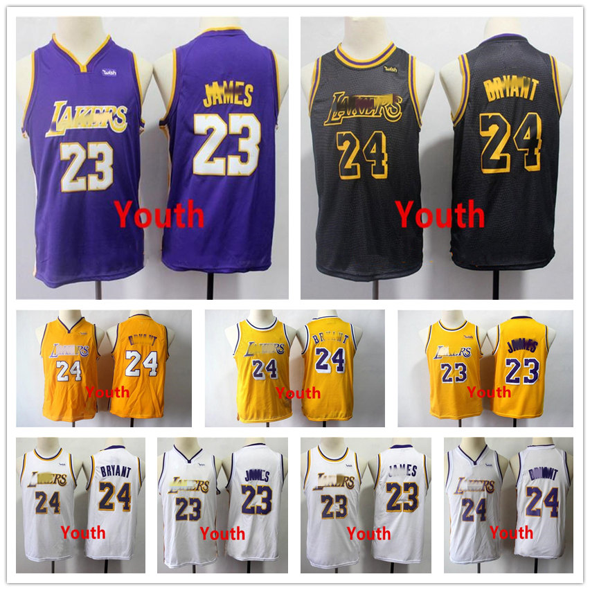 Kids Los Angeles Lakers Bryant Jersey LeBron James City Youth Edition Basketball Jerseys, Black;red
Kids Los Angeles Lakers Bryant Jersey LeBron James City Youth Edition Basketball Jerseys, Black;red