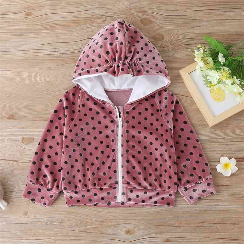 Winter Children Casual Long Sleeve Zipper Dot Hooded Pink Baby Girls Hoodies 18M-6T 210629, Purple
Winter Children Casual Long Sleeve Zipper Dot Hooded Pink Baby Girls Hoodies 18M-6T 210629, Purple