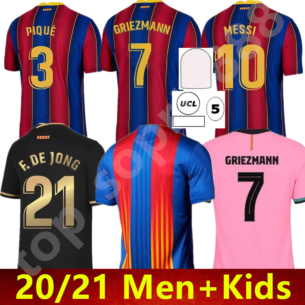 20 21 Barcelona soccer jerseys BARCA MESSI GRIEZMANN camiseta de futbol ANSU FATI 2021 FDE JONG Maillots football shirt men kids kitjersey, Kids home
20 21 Barcelona soccer jerseys BARCA MESSI GRIEZMANN camiseta de futbol ANSU FATI 2021 FDE JONG Maillots football shirt men kids kitjersey, Kids home