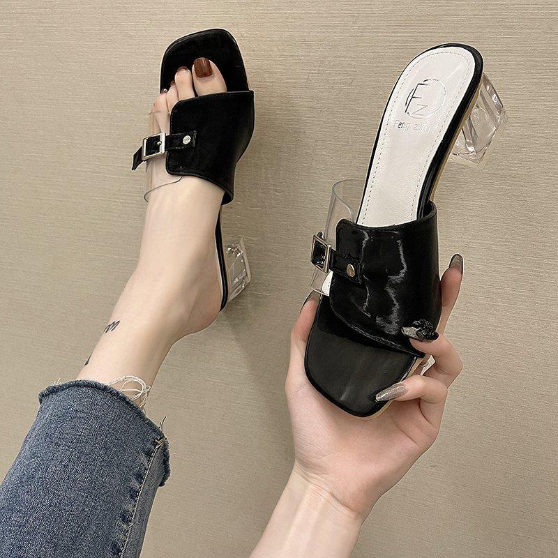 Sandals Women's Summer Fashion All-match Casual Lame With Round Toe Open Roman Style Dress Shoes, Black
Sandals Women's Summer Fashion All-match Casual Lame With Round Toe Open Roman Style Dress Shoes, Black