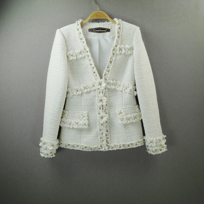 Skirts High quality beading floral tweed jackets stylish women's fashionable jacket short coat a182
Skirts High quality beading floral tweed jackets stylish women's fashionable jacket short coat a182