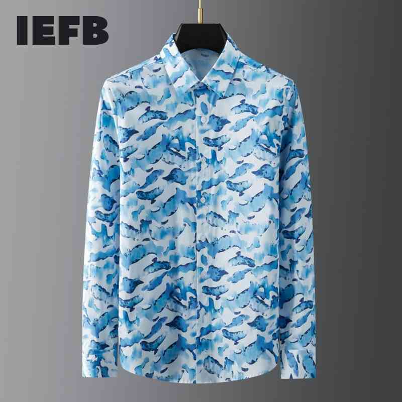 IEFB Marine Biological Art Abstract Digital Cotton Printing Men's Spring Long Sleeve Shirt Blue Fashion Single Breast 9Y5553 210524, As shown
IEFB Marine Biological Art Abstract Digital Cotton Printing Men's Spring Long Sleeve Shirt Blue Fashion Single Breast 9Y5553 210524, As shown