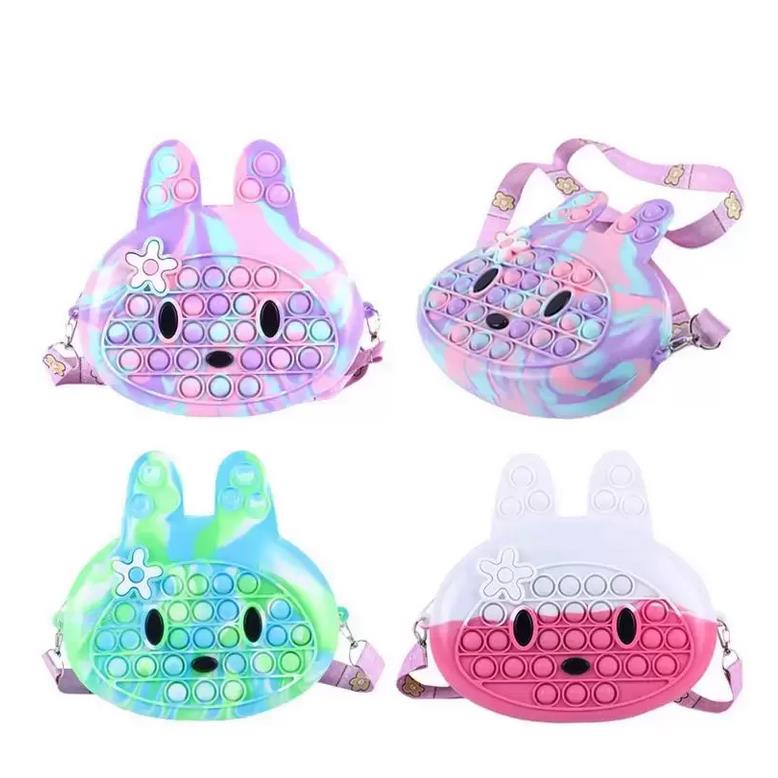 Fashion Fidget Sensory Bubble Bretelle Party Favor Shoulder Bag Decompression toy Finger Push Phone Pouch Case Change Coin Purse Rabit Toys for Girls Kids Gift
Fashion Fidget Sensory Bubble Bretelle Party Favor Shoulder Bag Decompression toy Finger Push Phone Pouch Case Change Coin Purse Rabit Toys for Girls Kids Gift