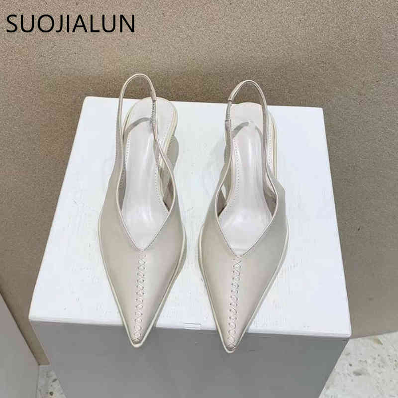 SUOJIALUN Fashion Brand Thin Heel Women Sandals Shoes Ladies Elegant Pointed Toe Slingback Sandals Slip On Mule Party Dress Shoe K78, Black
SUOJIALUN Fashion Brand Thin Heel Women Sandals Shoes Ladies Elegant Pointed Toe Slingback Sandals Slip On Mule Party Dress Shoe K78, Black