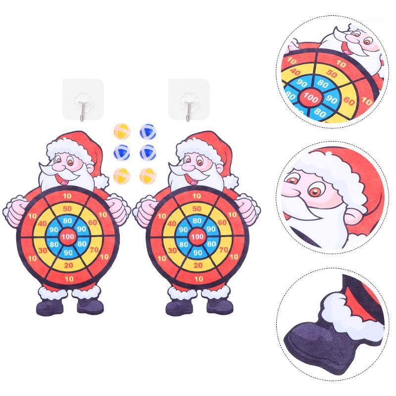 Party Decoration 2 Sets Portable Santa Claus Dart Board Shooting Sticky Target Plaything
Party Decoration 2 Sets Portable Santa Claus Dart Board Shooting Sticky Target Plaything