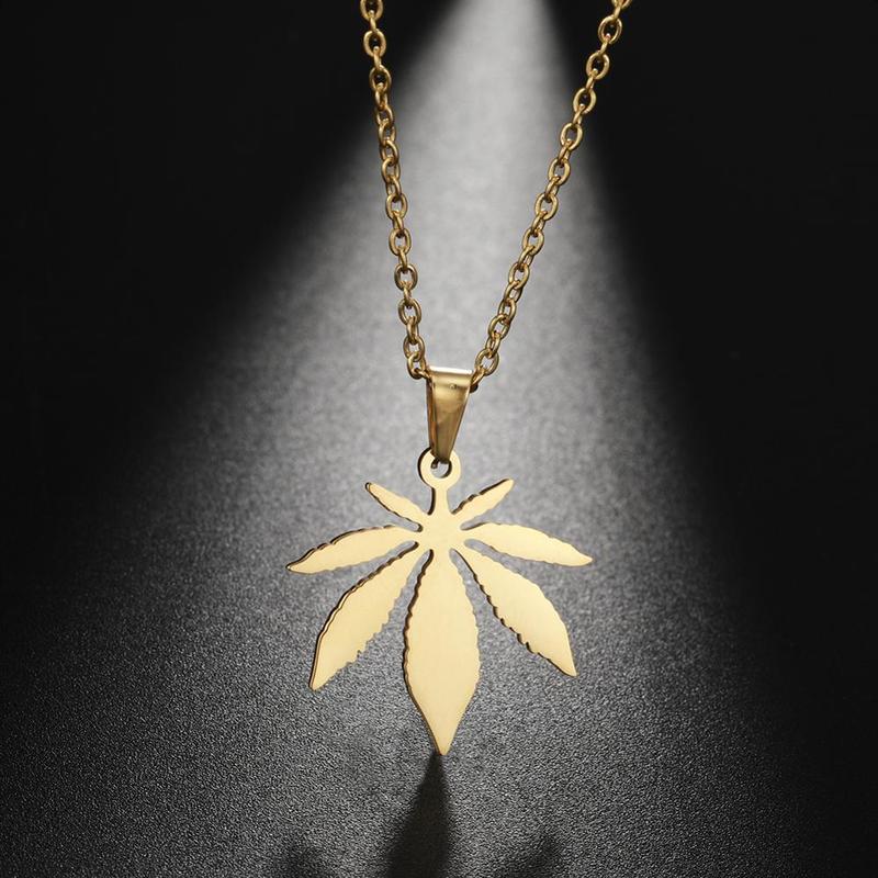 Maple Leaf Necklaces for Women Plant Pendant Stainless Steel Necklace Choker Chain Engagement Jewelry Gift 2021, Silver
Maple Leaf Necklaces for Women Plant Pendant Stainless Steel Necklace Choker Chain Engagement Jewelry Gift 2021, Silver