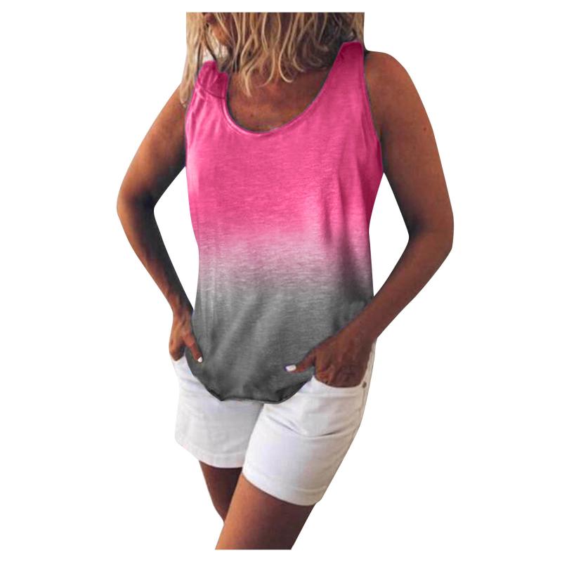 Women' T-Shirt 73# Summer Rainbow Gradient Women Tank 2021 Casual Sleeveless O-neck Pullover Top Fashion Tie Dye Printed Streetwear, Purple
Women' T-Shirt 73# Summer Rainbow Gradient Women Tank 2021 Casual Sleeveless O-neck Pullover Top Fashion Tie Dye Printed Streetwear, Purple