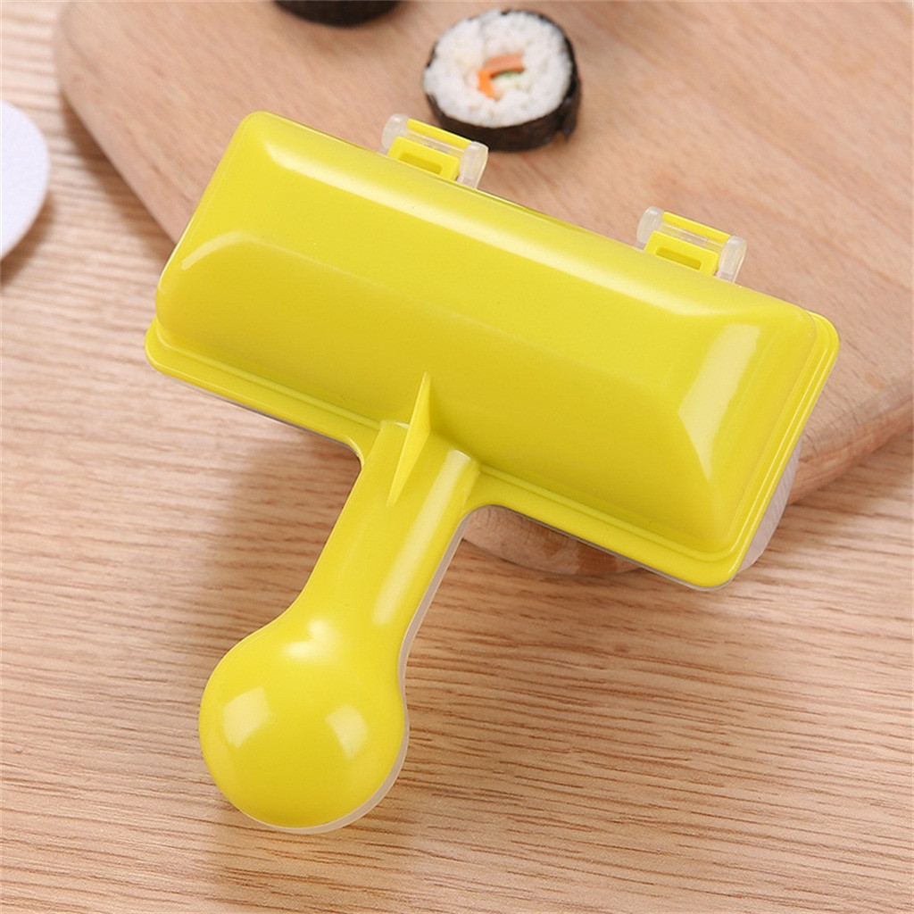 Sushi maker roll hand shake rice ball meat sushi vegetables and spoon kitchen diy bento sushi accessory tool
