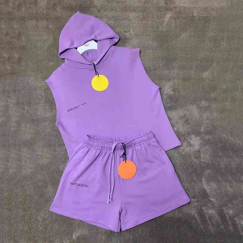 Summer Ladies Sportswear Hooded Sleeveless Sweatshirt and Sweatpants Casual Wear Fashion Apparel 2-piece Jumpsuit 210525