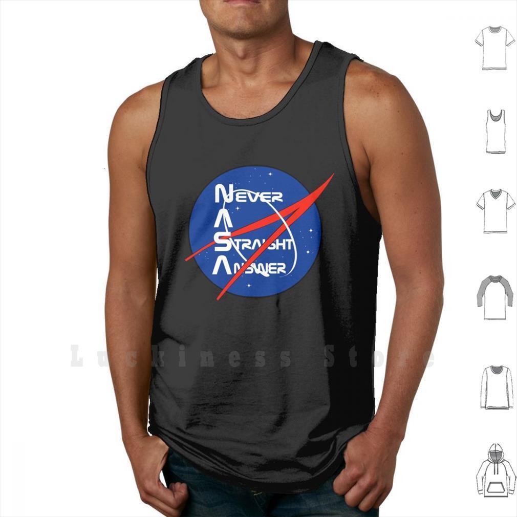 never a straight answer tank mens vest sleeveless government space spaceship stars logo, White;black
never a straight answer tank mens vest sleeveless government space spaceship stars logo, White;black