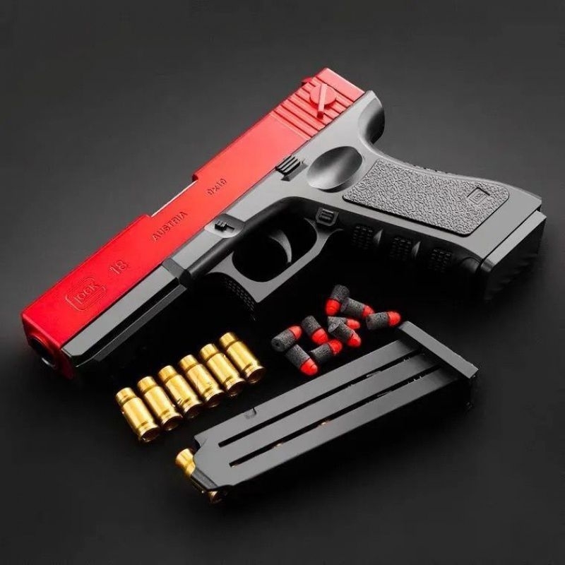 Shell throwing soft luoluoluoke Desert Eagle colt grabbed the bullet boy model children's toy gun
Shell throwing soft luoluoluoke Desert Eagle colt grabbed the bullet boy model children's toy gun