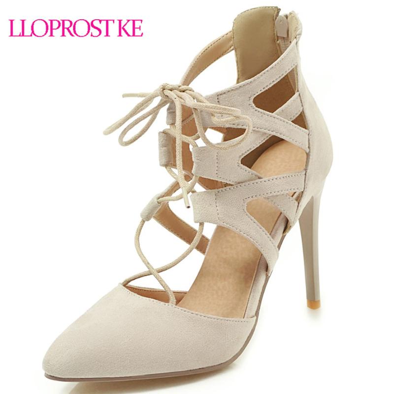 Dress Shoes Lloprost Ke Sexy Women Close Toe Lace Up Heels Sandals Woman Thin Heel High Gladiator Size 32-45 H51, Black
Dress Shoes Lloprost Ke Sexy Women Close Toe Lace Up Heels Sandals Woman Thin Heel High Gladiator Size 32-45 H51, Black