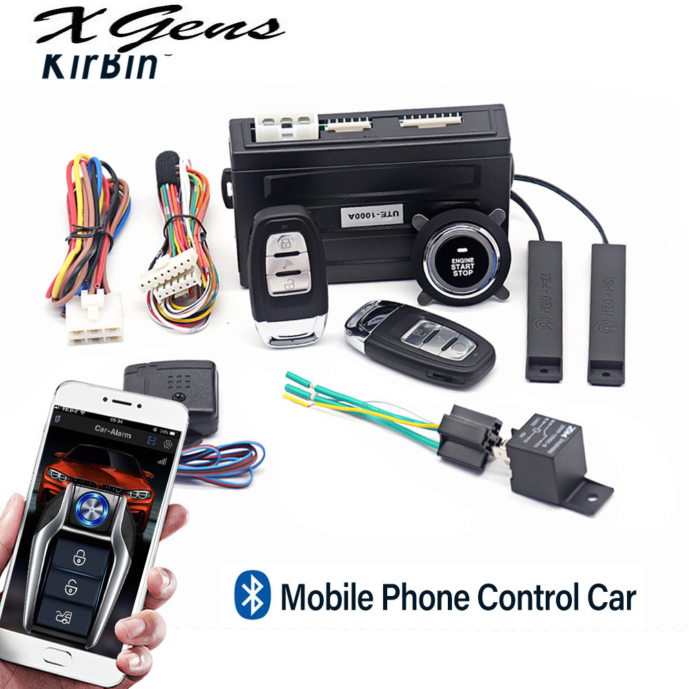 Car Alarm intelligent Ignition System Remote Start Keyless Entry Central Locking Engine Start-Stop Button Phone APP Control Car
Car Alarm intelligent Ignition System Remote Start Keyless Entry Central Locking Engine Start-Stop Button Phone APP Control Car