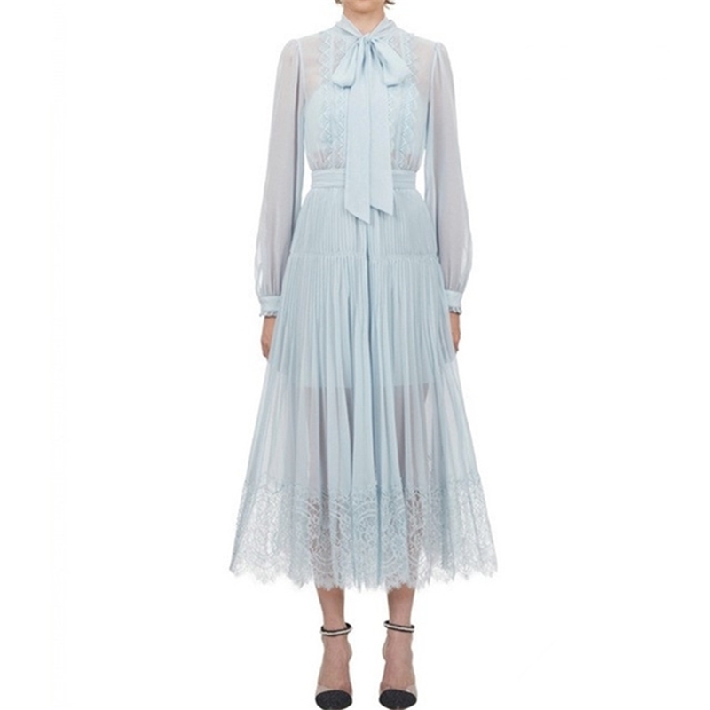 Bowknot Patchwork Dress For Women Notched Long Sleeve High Waist Lace Up Dresses Female Autumn Fashion 210603, Picture color
Bowknot Patchwork Dress For Women Notched Long Sleeve High Waist Lace Up Dresses Female Autumn Fashion 210603, Picture color