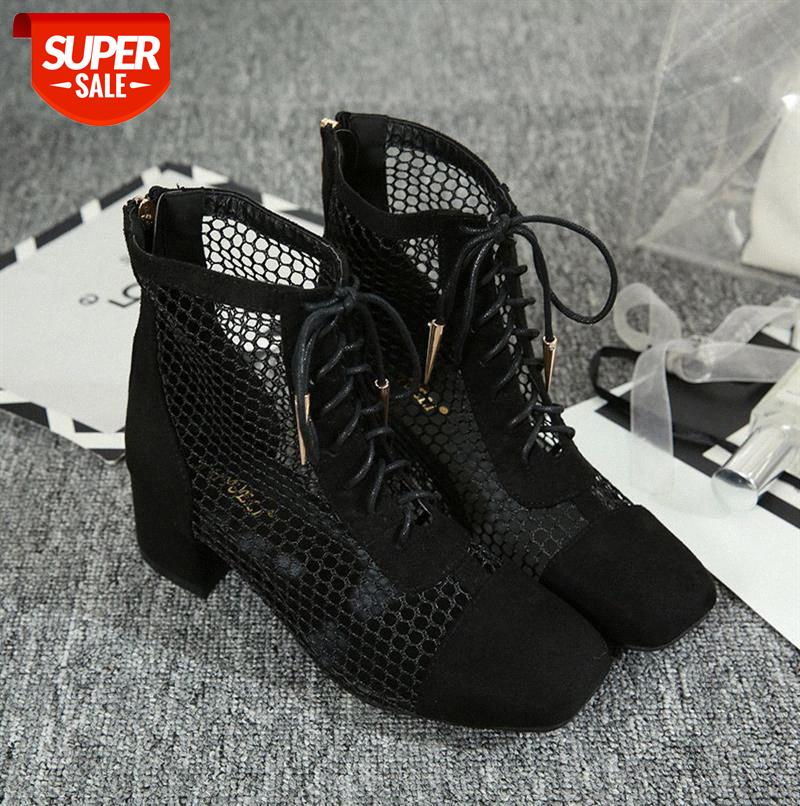 block heels ankle boot european and american ladies short boots hollow mesh mid-heel tube lace-up shoes #9q2o, Black
block heels ankle boot european and american ladies short boots hollow mesh mid-heel tube lace-up shoes #9q2o, Black
