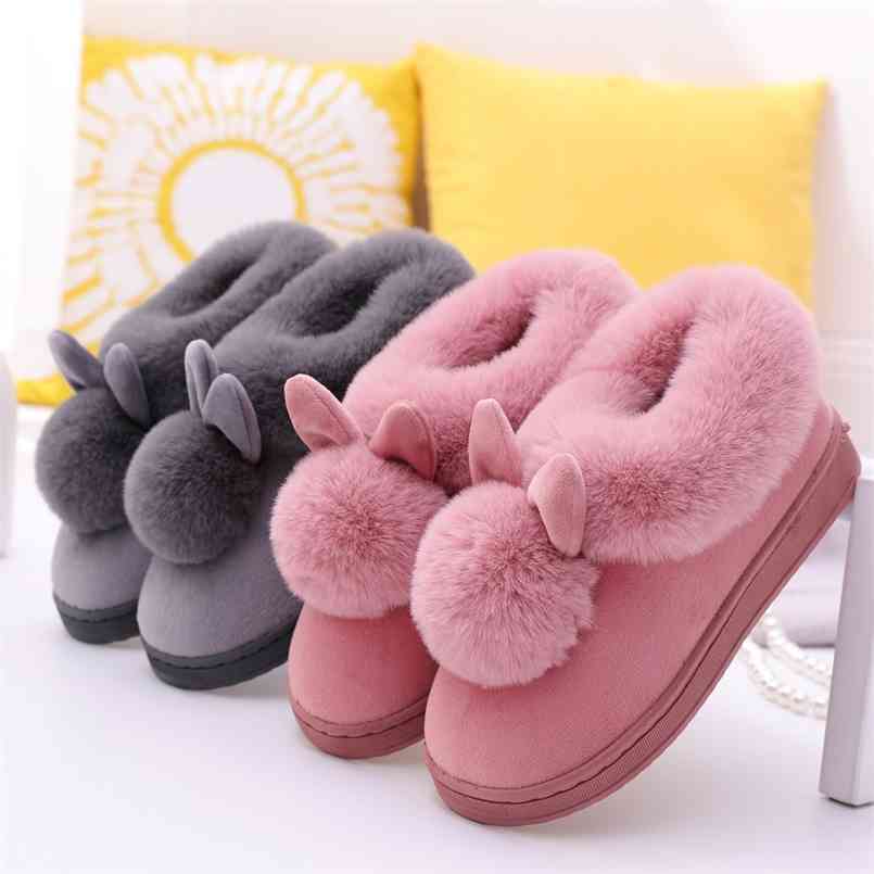 Women Slippers Furry Rabbit Ears Plush velvet Snow Female Slipper Indoor Home Shoes Flock Ladies Soft Comfort Footwear O15 210607
Women Slippers Furry Rabbit Ears Plush velvet Snow Female Slipper Indoor Home Shoes Flock Ladies Soft Comfort Footwear O15 210607
