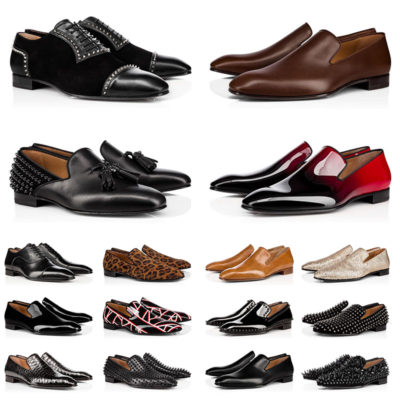 With Box Red Bottoms Mens Formal Dress Shoes fashion Leather Loafers Sneakers Casual Chaussures Men Luxurys Designers Platform Business Flat Heel size 39-47, 15
With Box Red Bottoms Mens Formal Dress Shoes fashion Leather Loafers Sneakers Casual Chaussures Men Luxurys Designers Platform Business Flat Heel size 39-47, 15