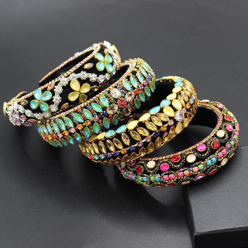 Hair Clips & Barrettes Baroque Luxury Full Rhinestone Colored Gemstone Sponge Exaggerated Ladies Prom Catwalk Bridal Headband 805
Hair Clips & Barrettes Baroque Luxury Full Rhinestone Colored Gemstone Sponge Exaggerated Ladies Prom Catwalk Bridal Headband 805