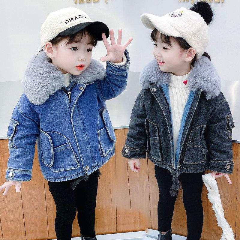 Down Coat Toddler Jacket Kids Baby Girl Hooded Faux Fur Fleece Warm Thick Denim Outwear Fashion Winter Overcoat, Blue;gray
Down Coat Toddler Jacket Kids Baby Girl Hooded Faux Fur Fleece Warm Thick Denim Outwear Fashion Winter Overcoat, Blue;gray