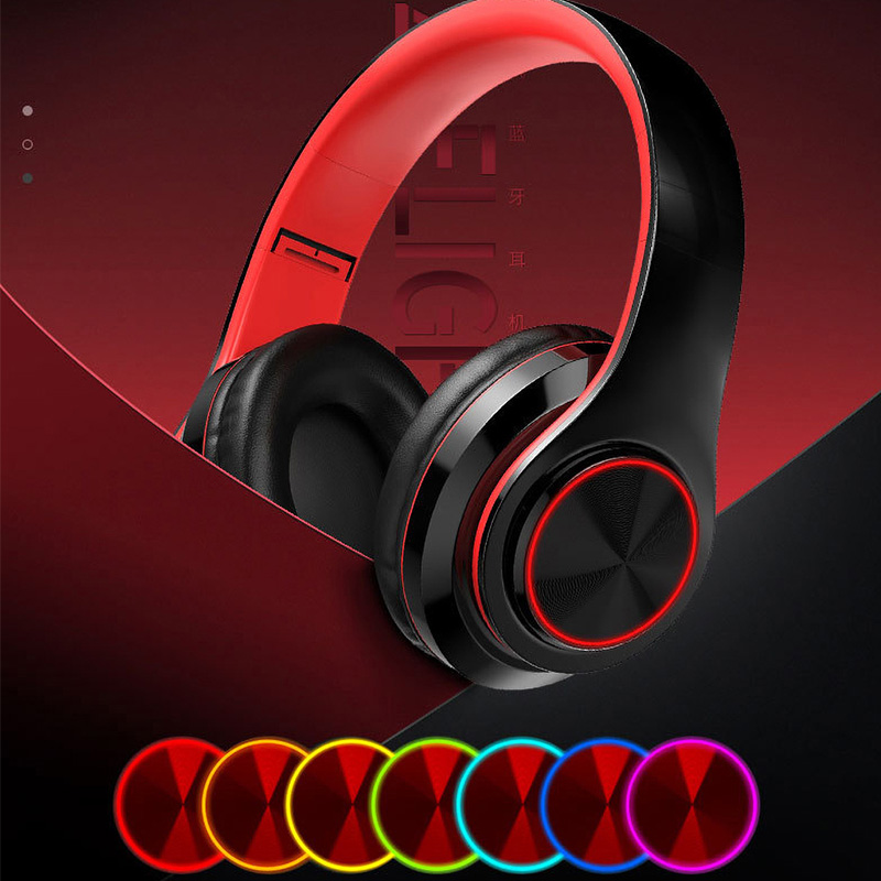 Lighting Wireless Headphones Strong Bass Stereo Bluetooth Headset Noise Cancelling Headphone Low Delay Earbuds for Gaming, Black
Lighting Wireless Headphones Strong Bass Stereo Bluetooth Headset Noise Cancelling Headphone Low Delay Earbuds for Gaming, Black