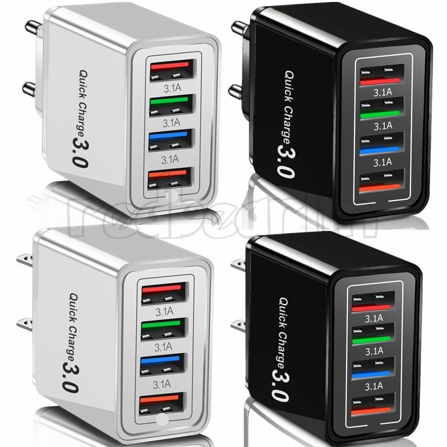 High Speed 5V 4.1A 4USb Ports Eu US Ac Home Travel Wall Charger Adapters For Iphone 7 8 11 XR Samsung S10 S20 Htc
High Speed 5V 4.1A 4USb Ports Eu US Ac Home Travel Wall Charger Adapters For Iphone 7 8 11 XR Samsung S10 S20 Htc
