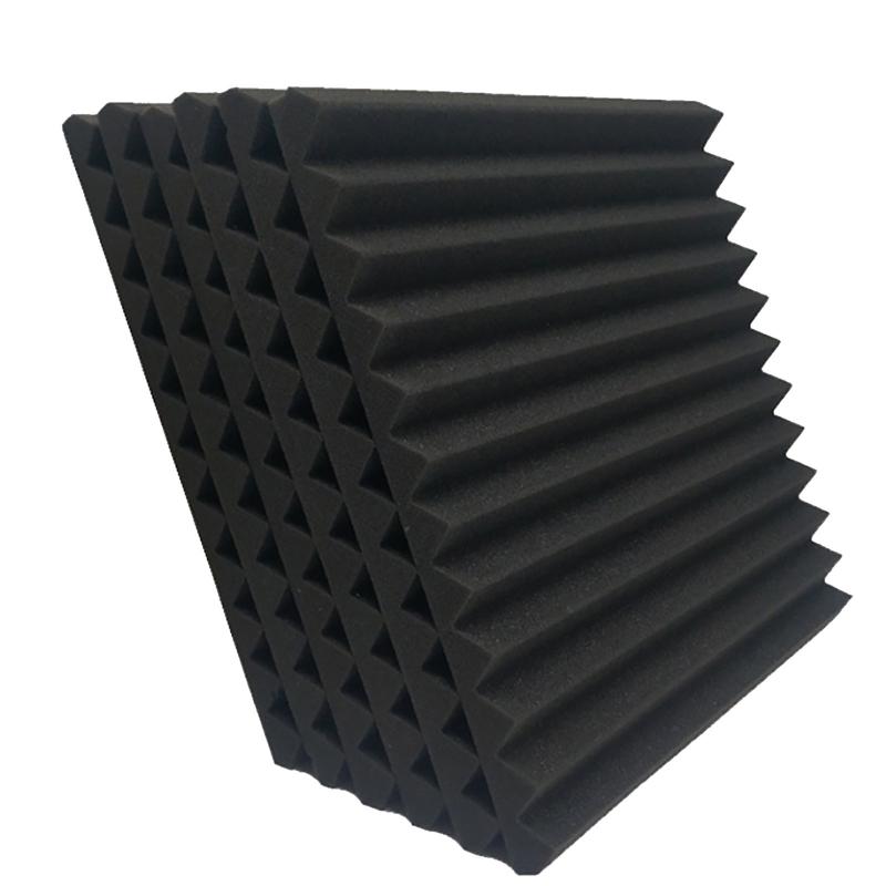 Carpets 24PCS 300x300x25mm Studio Acoustic Foam Sound Proofing Protective Sponge Soundproof Absorption Treatment Panel