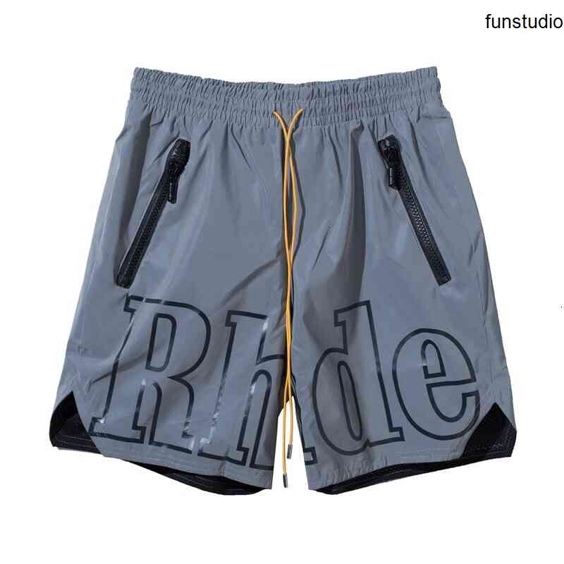 20ss Fashion Summer USA Newyork Rhude X Patron 3M Reflective Nylon String Shorts Women Men High Street Middle Pants Jogging Shorts, White;black
20ss Fashion Summer USA Newyork Rhude X Patron 3M Reflective Nylon String Shorts Women Men High Street Middle Pants Jogging Shorts, White;black