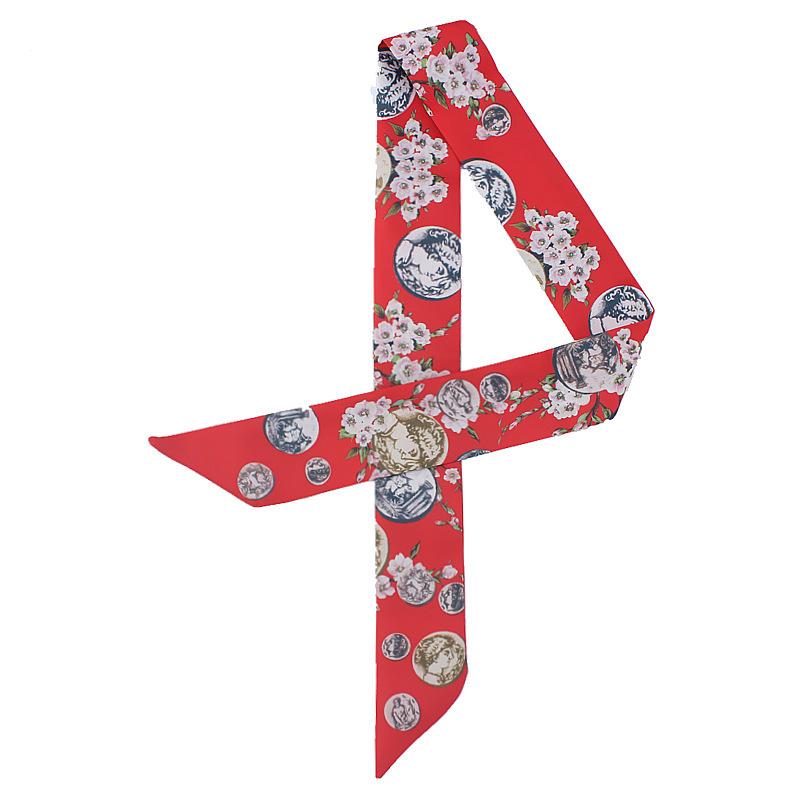 Scarves Shivering Silk Head Scarf Narrow Luxury Neckerchief Harajuku Bandage Garment Accessory Woman Headdress Head-wear
Scarves Shivering Silk Head Scarf Narrow Luxury Neckerchief Harajuku Bandage Garment Accessory Woman Headdress Head-wear